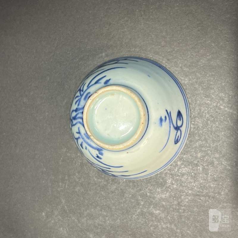 清 青花梅花纹杯 - 图6